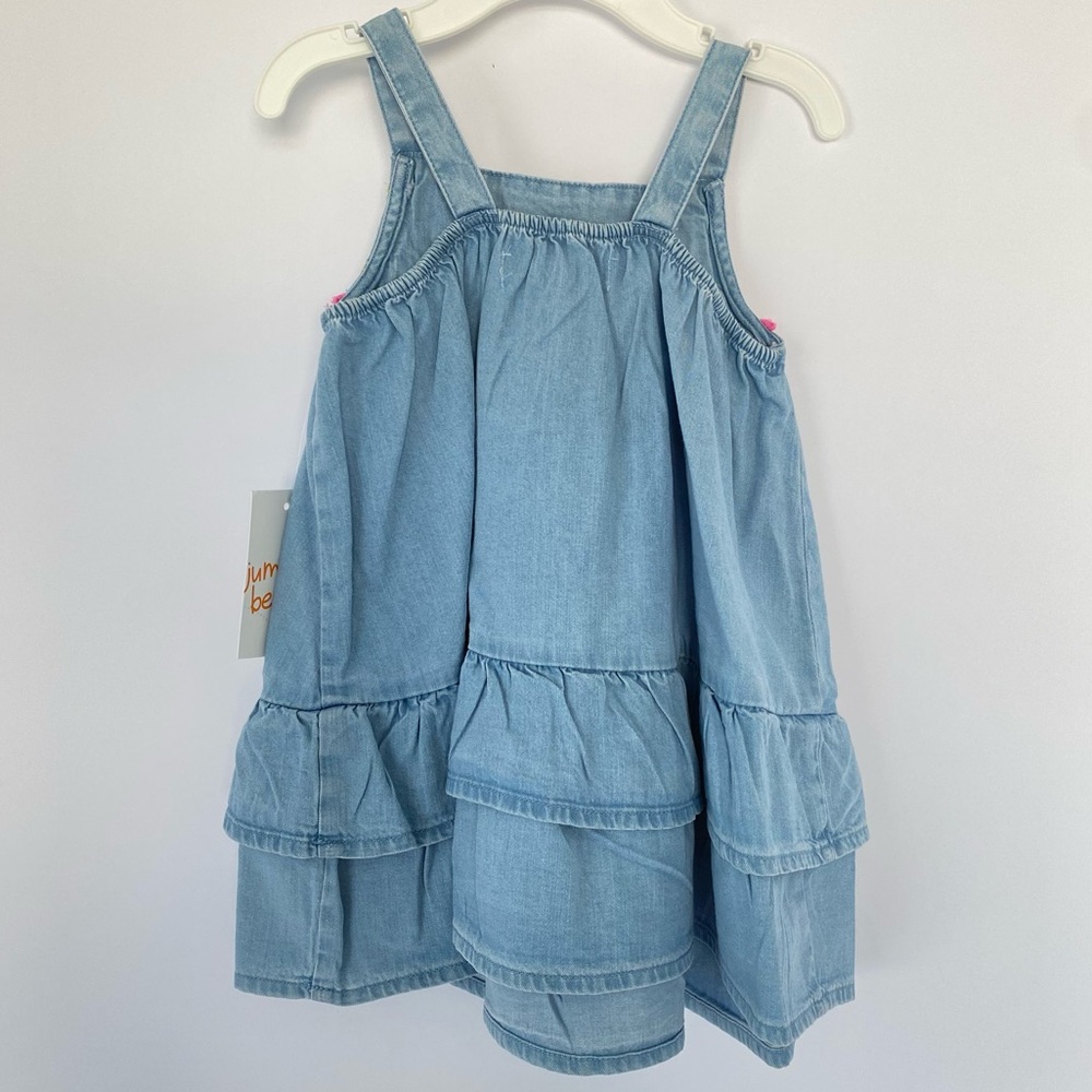 Baby Girl Strawberry Summer Dress Denim Dress And Denim Onesie 12 Months Bundle - Picture 6 of 10